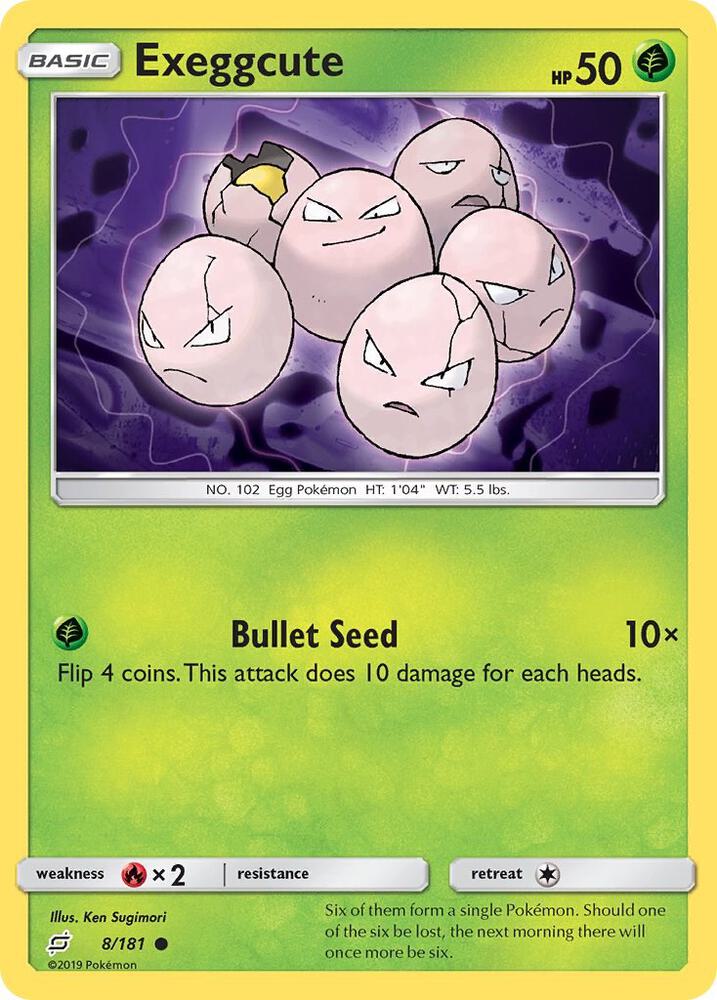 Pokemon Exeggcute 8/181 Team Up