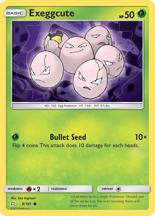 Pokemon Exeggcute 8/181 Team Up