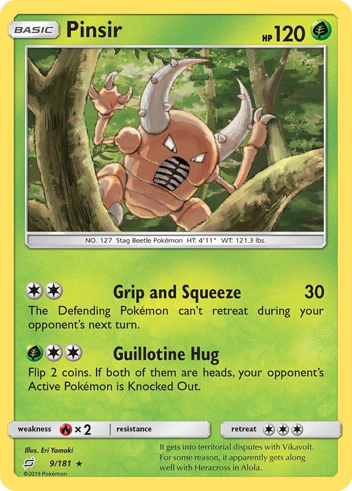 Pokemon Pinsir 9/181 Team Up