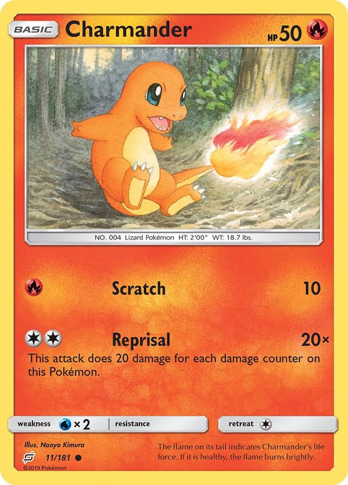 Pokemon Charmander 11/181 Team Up