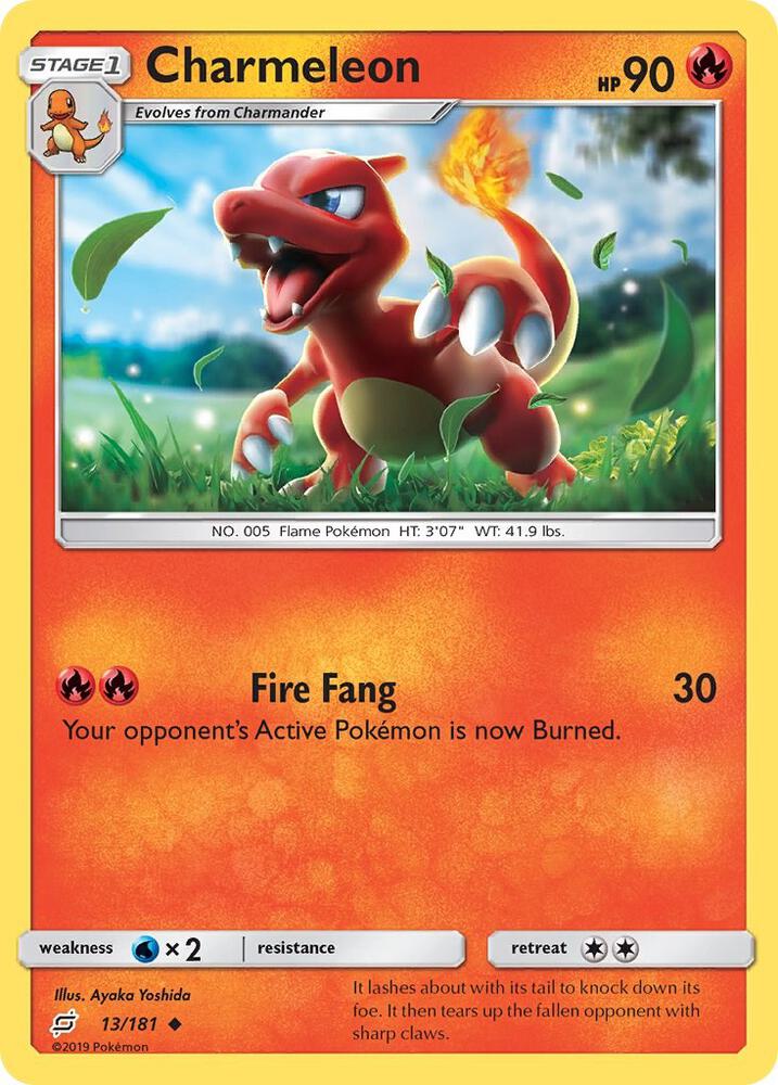 Pokemon Charmeleon 13/181 Team Up