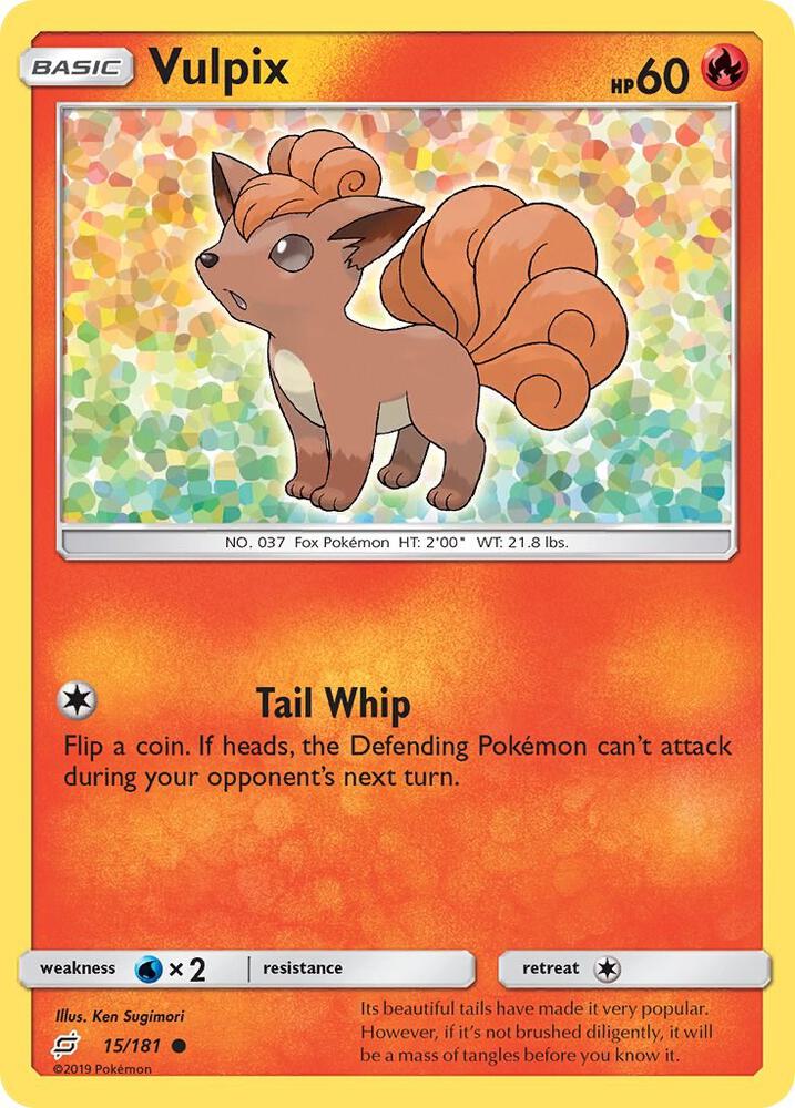 Pokemon Vulpix 15/181 Team Up