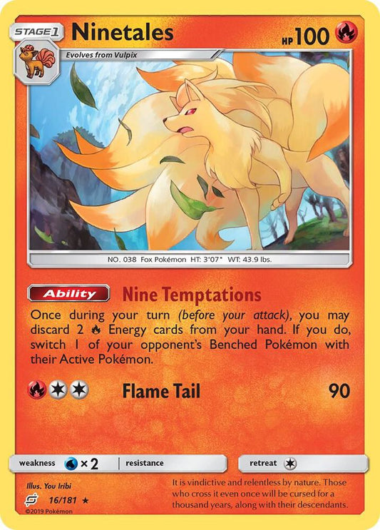 Pokemon Ninetales 16/181 Team Up