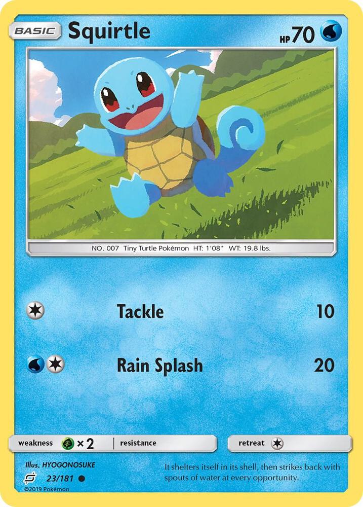 Pokemon Squirtle 23/181 Team Up