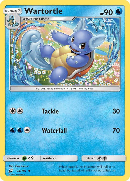 Pokemon Wartortle 24/181 Team Up