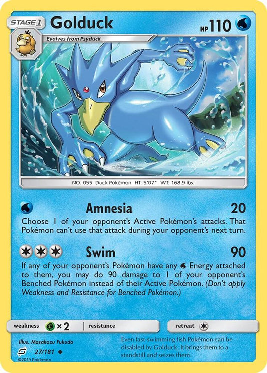 Pokemon Golduck 27/181 Team Up