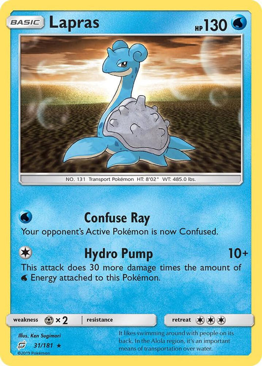 Pokemon Lapras 31/181 Team Up
