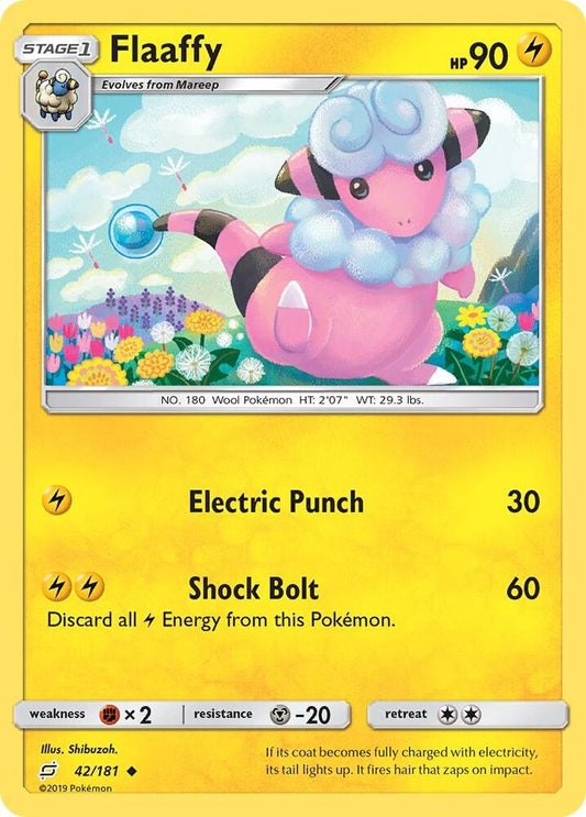 Pokemon Flaaffy 42/181 Team Up