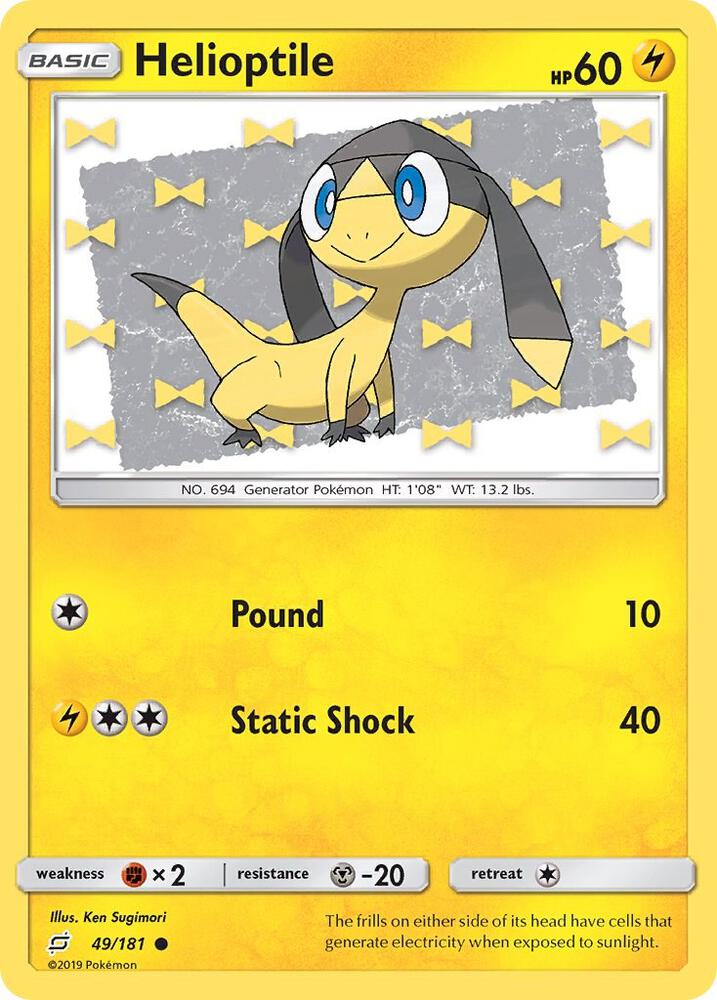 Pokemon Helioptile 49/181 Team Up