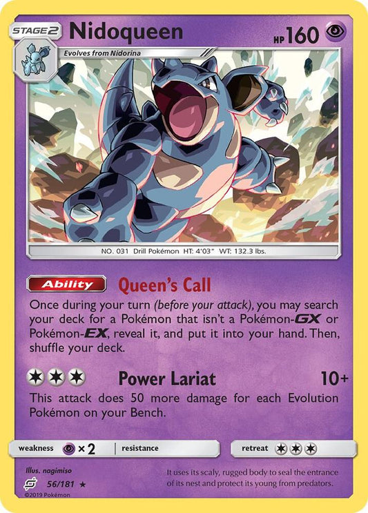 Pokemon Nidoqueen 56/181 Team Up