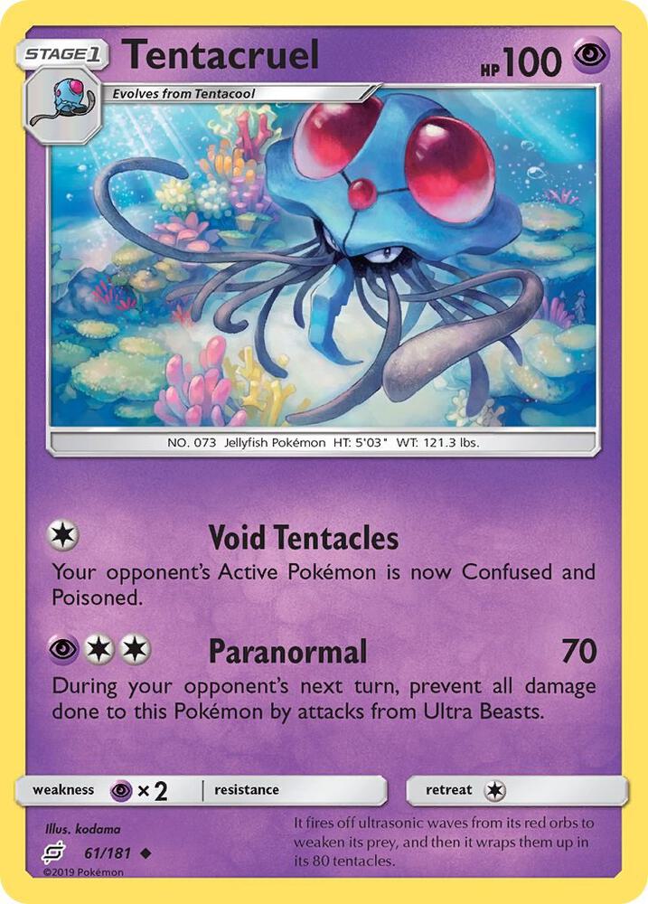 Pokemon Tentacruel 61/181 Team Up