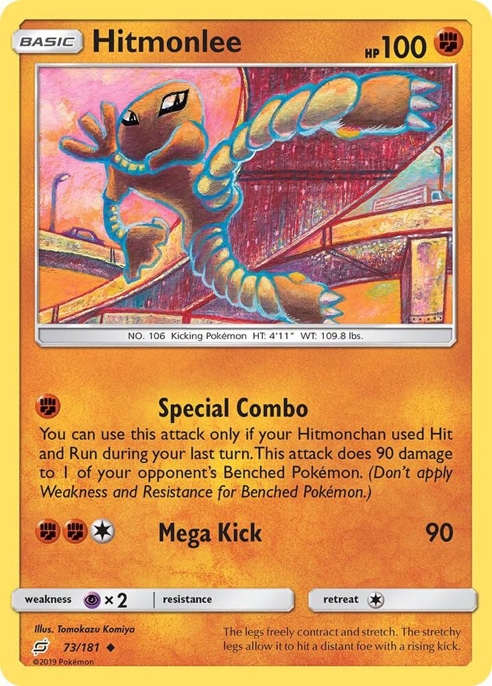 Pokemon Hitmonlee 73/181 Team Up