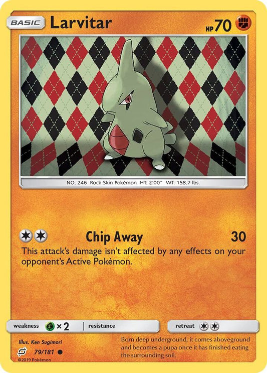 Pokemon Larvitar 79/181 Team Up