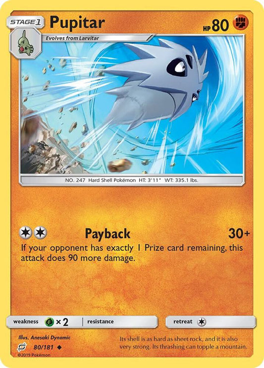 Pokemon Pupitar 80/181 Team Up