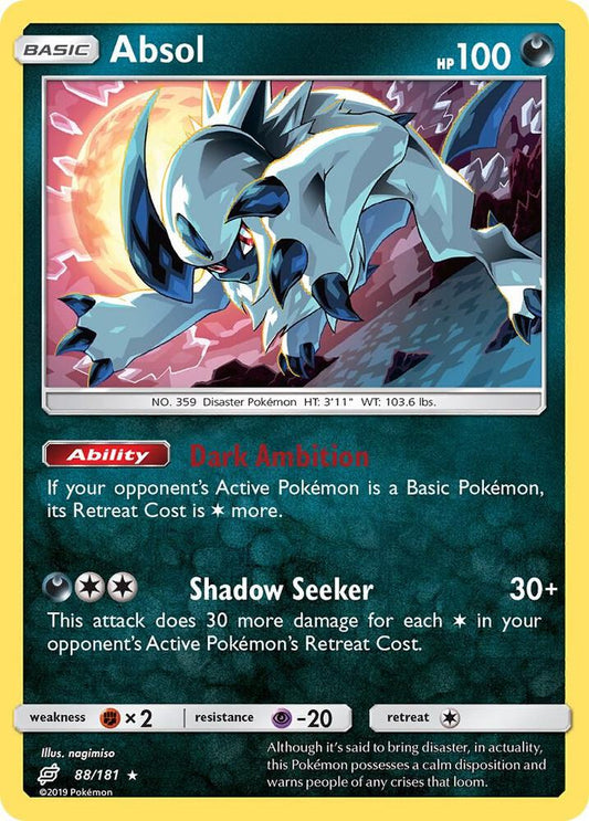 Pokemon Absol 88/181 Team Up