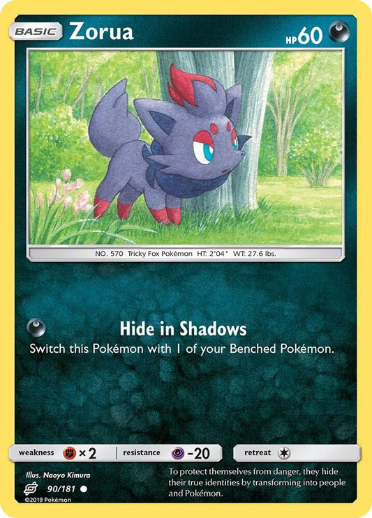 Pokemon Zorua 90/181 Team Up