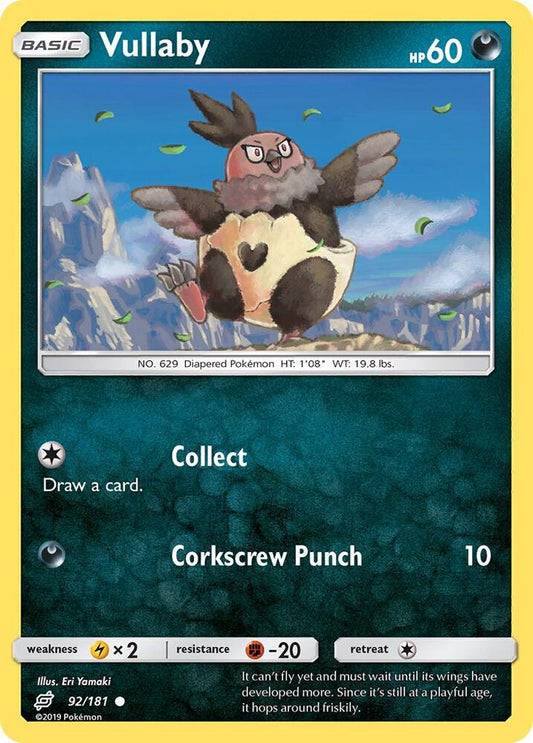 Pokemon Vullaby 92/181 Team Up