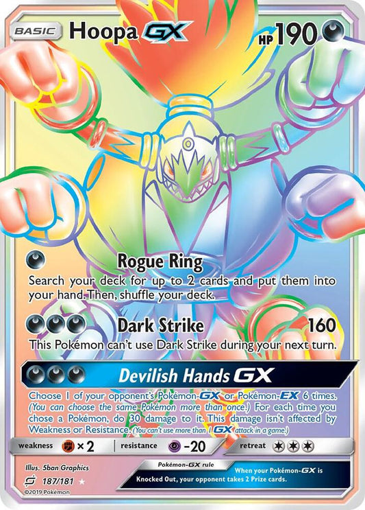Pokemon Hoopa GX 187/181 Team Up