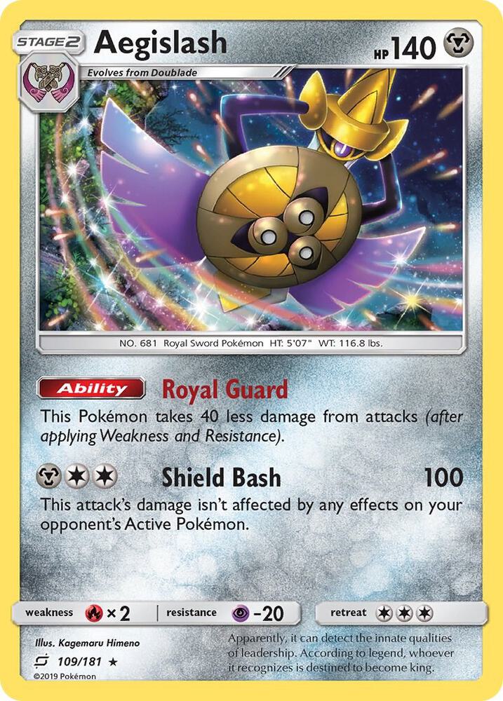 Pokemon Aegislash 109/181 Team Up