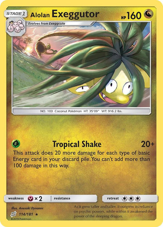 Pokemon Alolan Exeggutor 114/181 Team Up