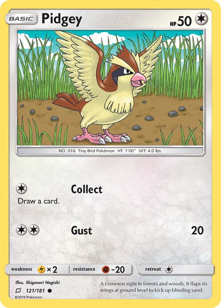 Pokemon Pidgey 121/181 Team Up
