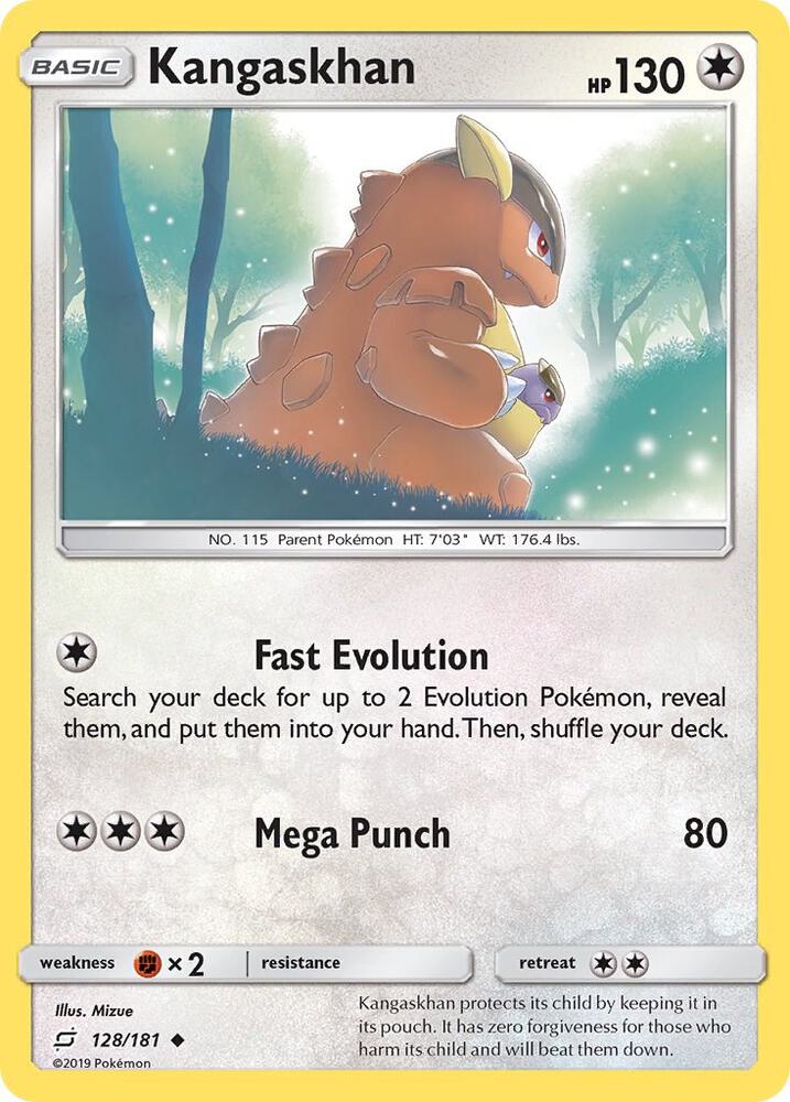 Pokemon Kangaskhan 128/181 Team Up