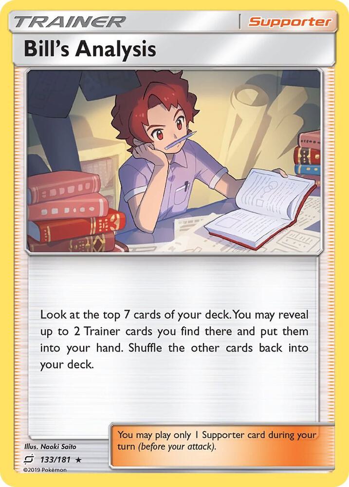 Pokemon Bill's Analysis 133/181 Team Up