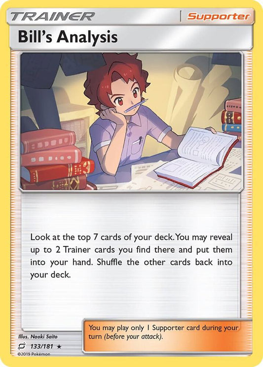 Pokemon Bill's Analysis 133/181 Team Up