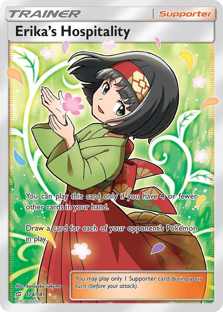 Pokemon Erika's Hospitality 174/181 Team Up