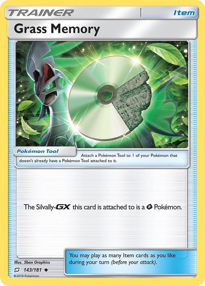 Pokemon Grass Memory 143/181 Team Up