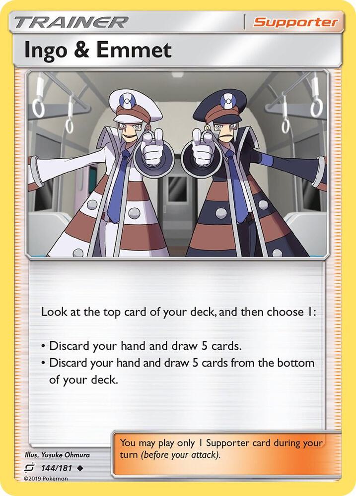 Pokemon Ingo & Emmet 144/181 Team Up