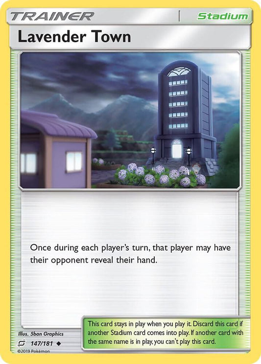 Pokemon Lavender Town 147/181 Team Up