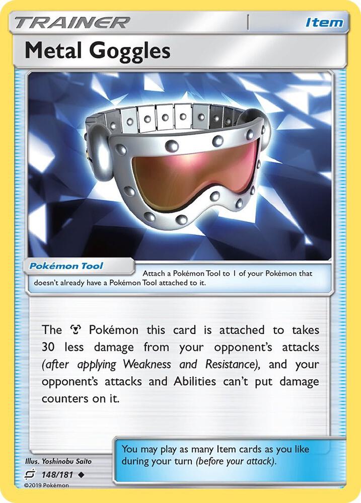 Pokemon Metal Goggles 148/181 Team Up