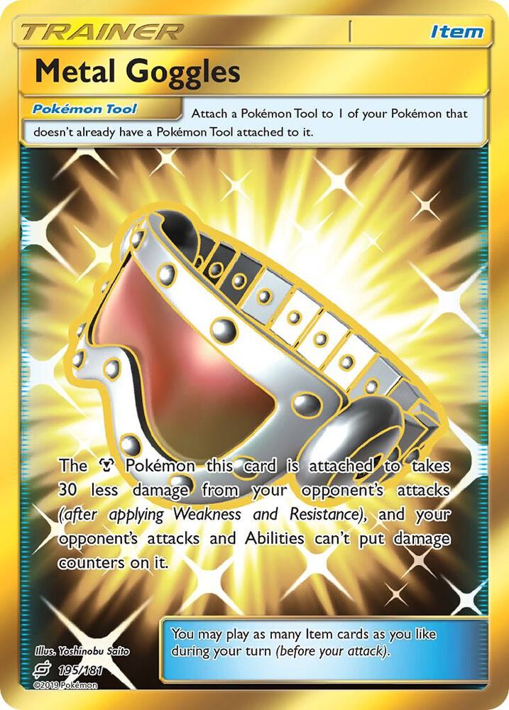 Pokemon Metal Goggles 195/181 Team Up
