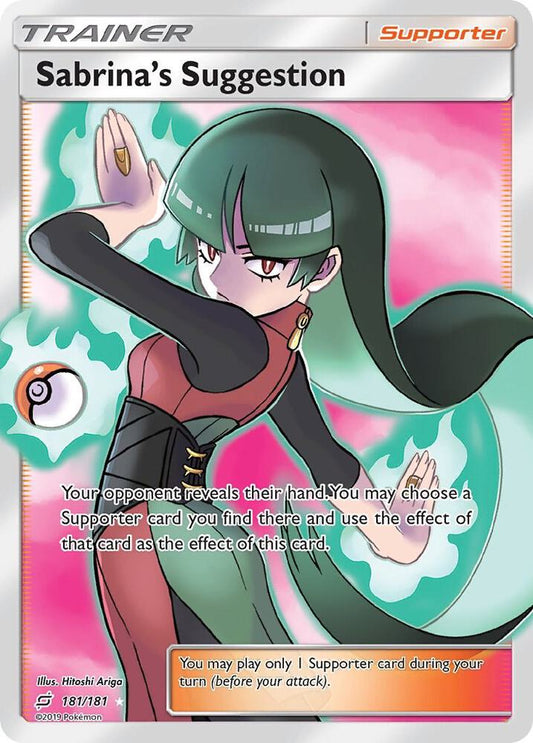 Pokemon Sabrina's Suggestion 181/181 Team Up