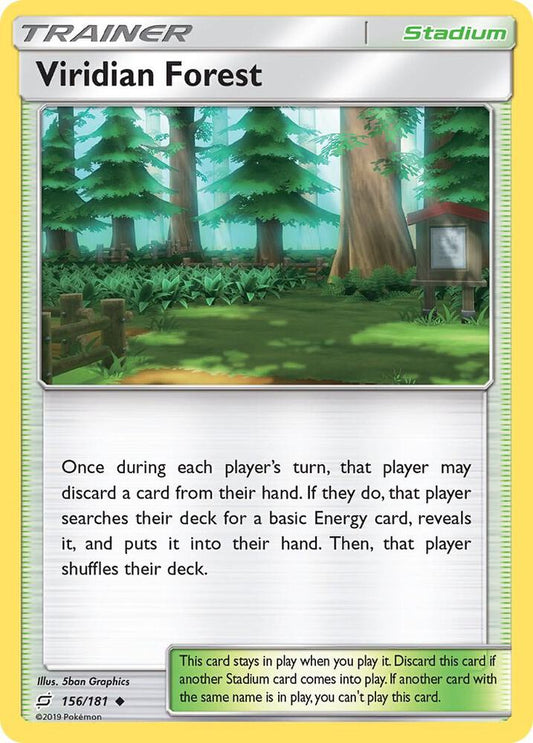 Pokemon Viridian Forest 156/181 Team Up