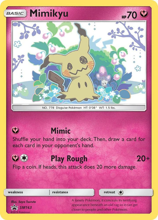 Pokemon Mimikyu SM163 SM Black Star Promos