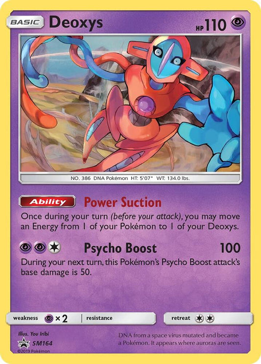Pokemon Deoxys SM164 SM Black Star Promos