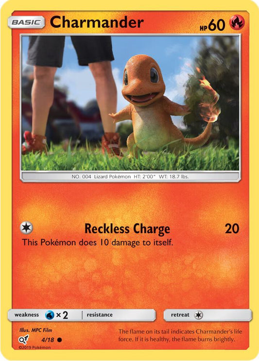 Pokemon Charmander 4/18 Detective Pikachu
