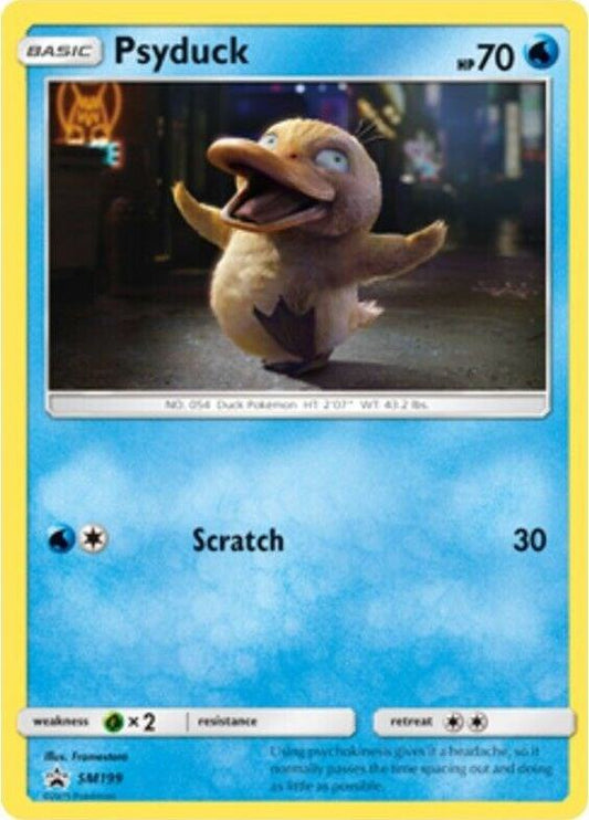 Pokemon Psyduck SM199 SM Black Star Promos