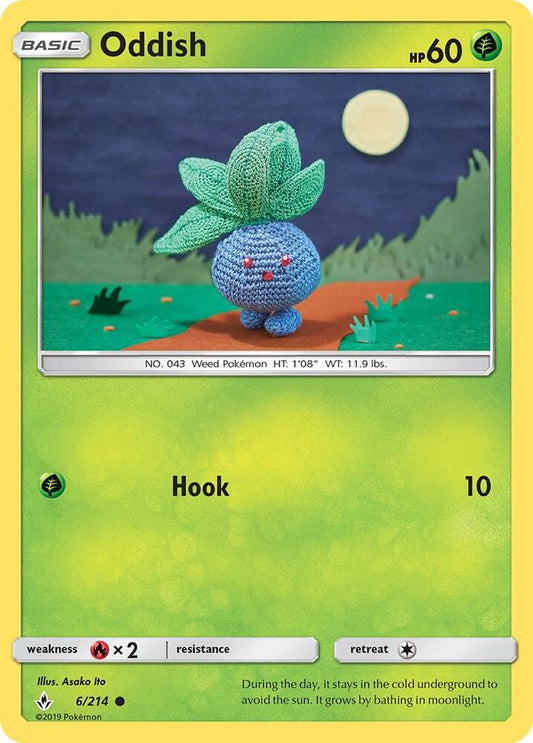 Pokemon Oddish 6/214 Unbroken Bonds