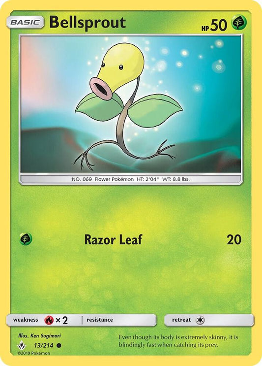 Pokemon Bellsprout 13/214 Unbroken Bonds