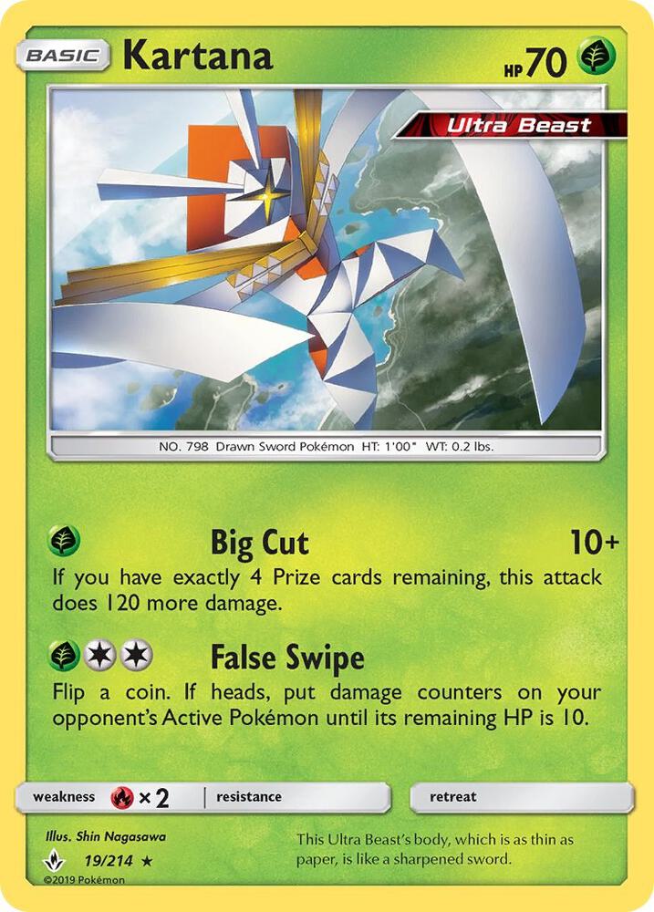 Pokemon Kartana 19/214 Unbroken Bonds