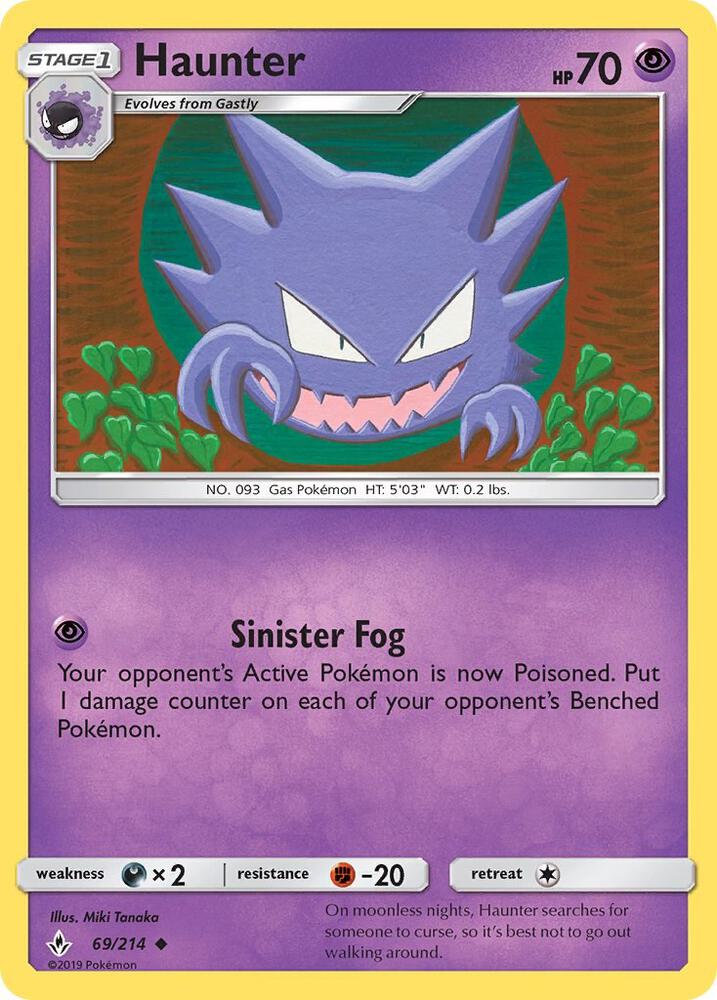 Pokemon Haunter 69/214 Unbroken Bonds
