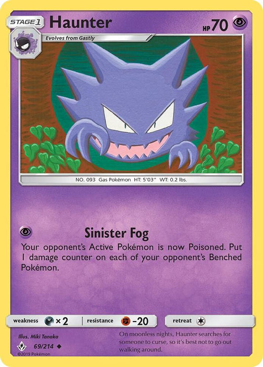 Pokemon Haunter 69/214 Unbroken Bonds