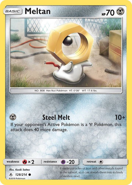 Pokemon Meltan 128/214 Unbroken Bonds