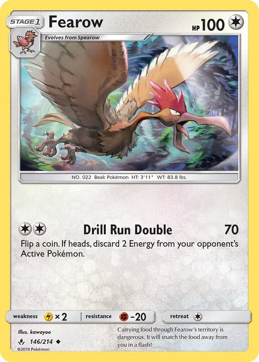 Pokemon Fearow 146/214 Unbroken Bonds