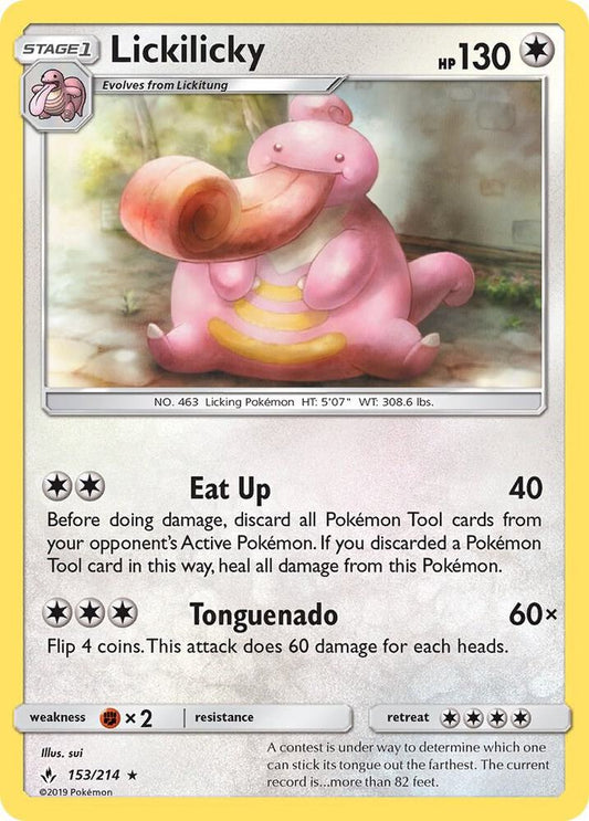 Pokemon Lickilicky 153/214 Unbroken Bonds