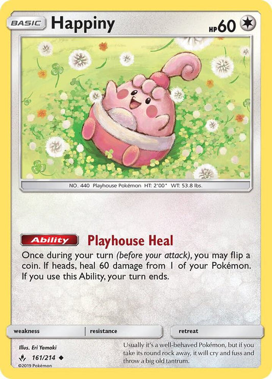 Pokemon Happiny 161/214 Unbroken Bonds