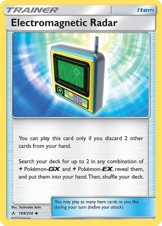 Pokemon Electromagnetic Radar 169/214 Unbroken Bonds